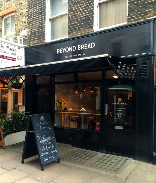 The bakery-cum-cafe frontage on Charlotte Place