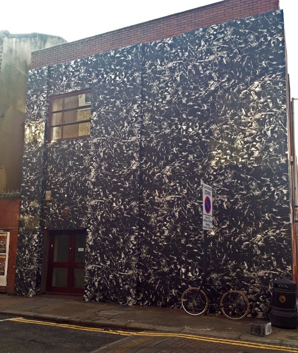 Erebus Exhibition Mural outside the gallery